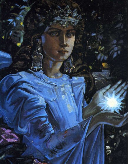 Богиня Марена / Худ. Андрей Клименко, картина Царица ночи