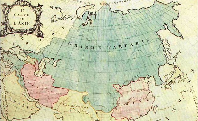 Великая Тартария - Tartaria / Асия / карта 1754 года